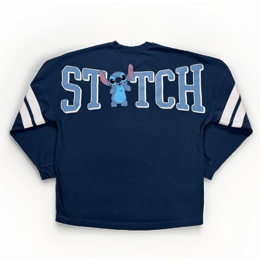 Disney Stitch Spirit Jersey Men's Large Long Sleeve Style Lilo & Stitch Graphic
